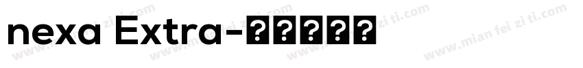 nexa Extra字体转换